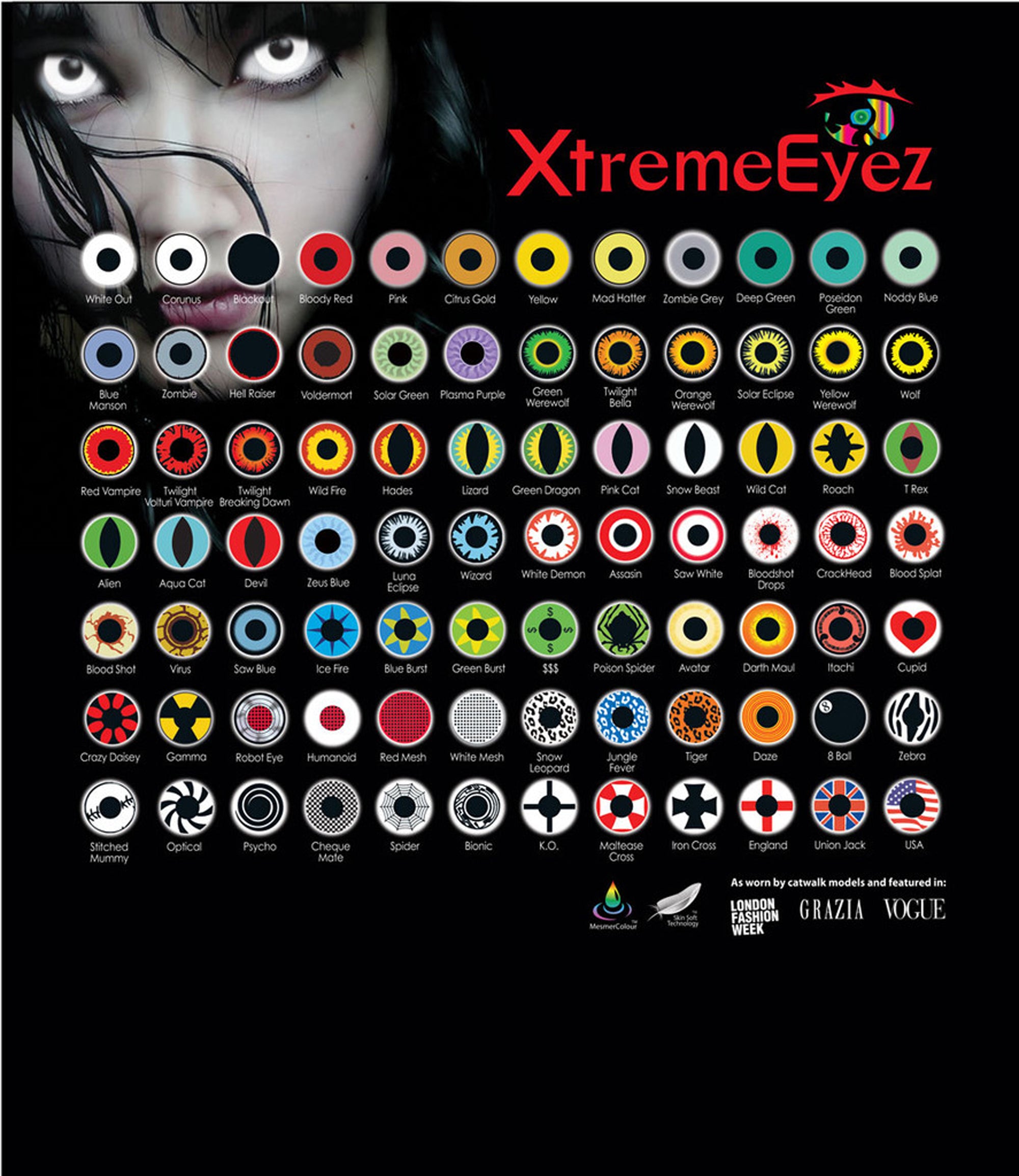Xtreme eyes contact lenses