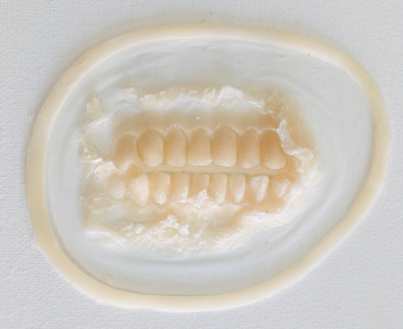 Unpainted Silicone Prosthetic Exposed Teeth