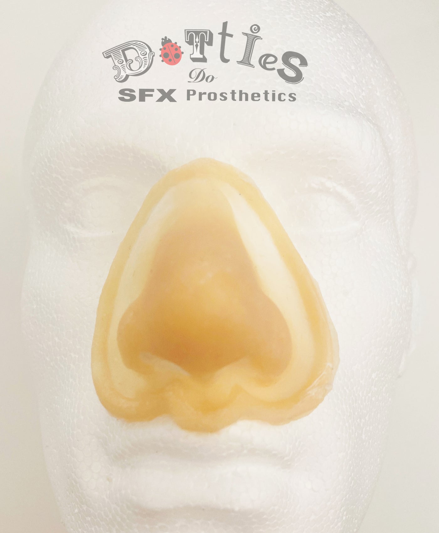 Unpainted Silicone Prosthetic Big Nose