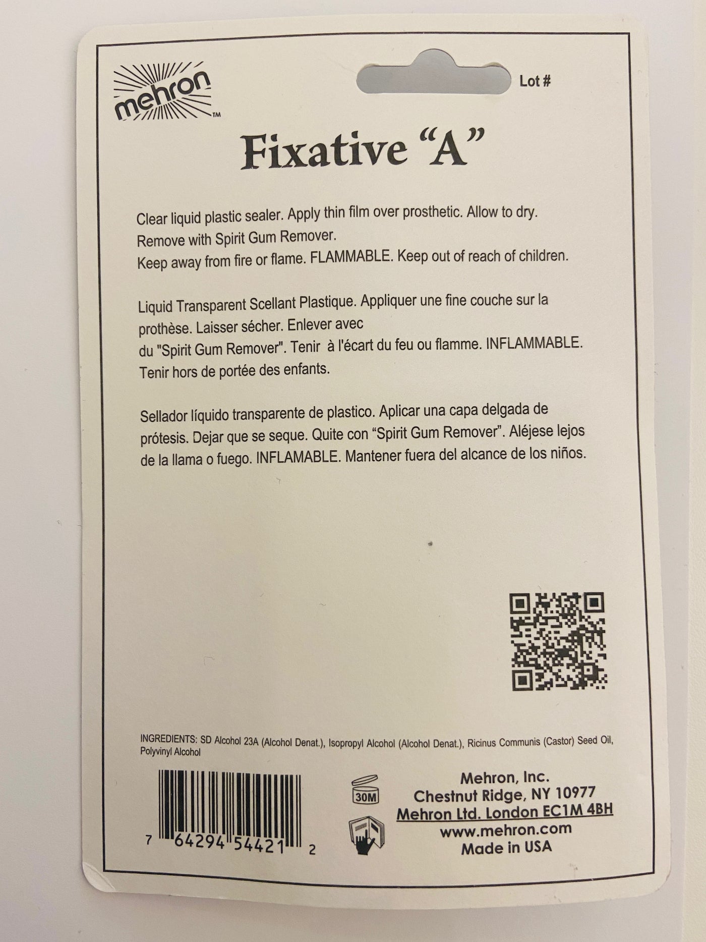 Mehron Fixative 'A'