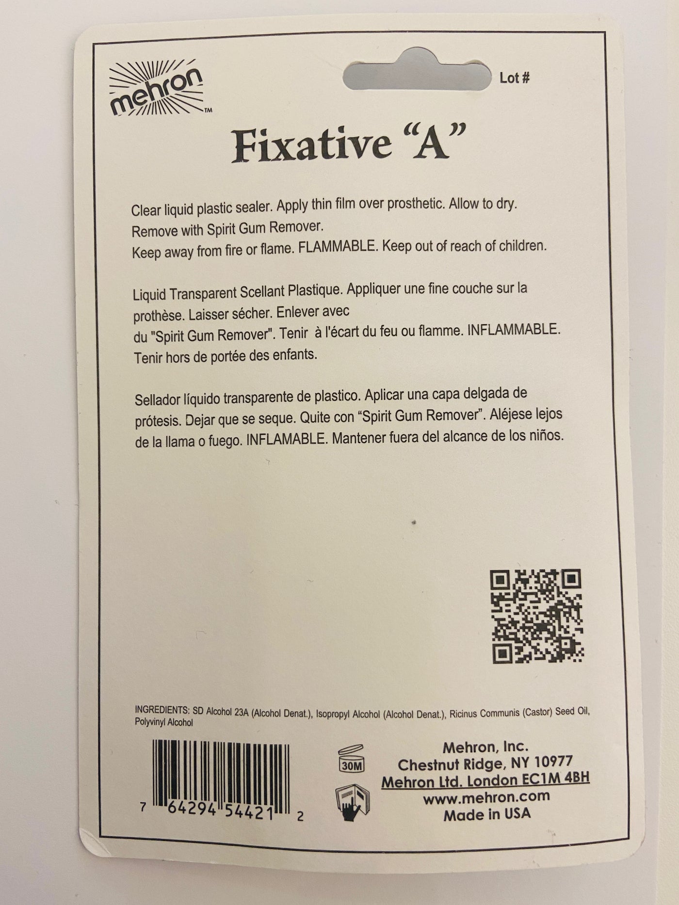 Mehron Fixative 'A'