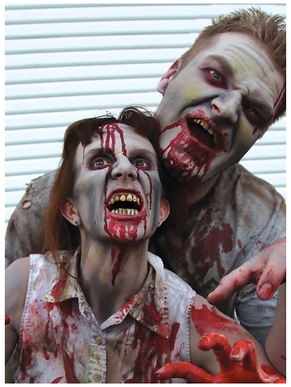 Scarecrow Zombie Teeth Paint & Blood Kit