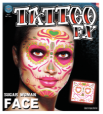Tinsley Face Tattoo - Sugar Woman Face