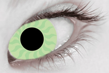 Solar Green Coloured Contacts