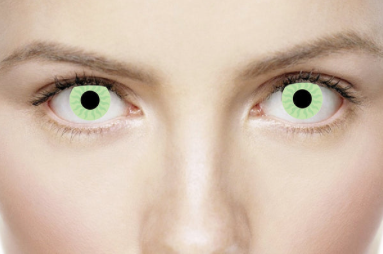 Solar Green Coloured Contacts
