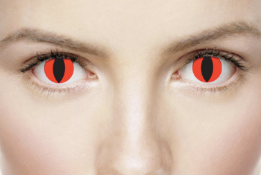 Devil Coloured Contacts