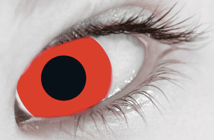 Mini Sclera Red Coloured Contacts