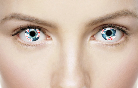 Haemorrhage Coloured Contacts