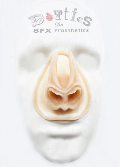Unpainted Silicone Prosthetic Bat style nose