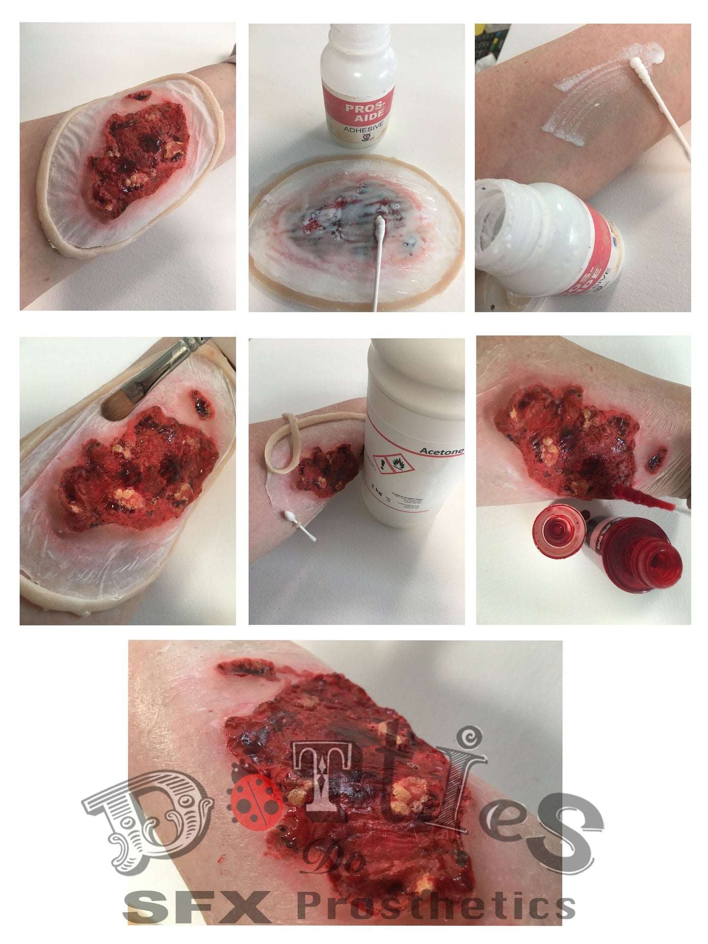1 piece of Small Silicone Prosthetic horns