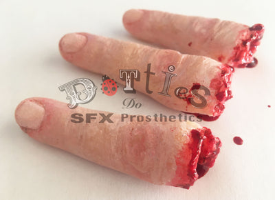Pack of 3 Unpainted Silicone Prosthetic fingers