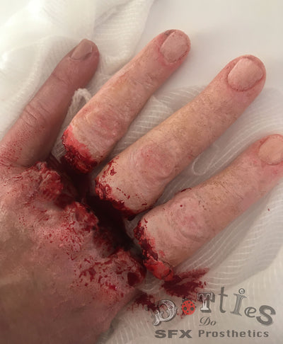 Pack of 3 Unpainted Silicone Prosthetic fingers