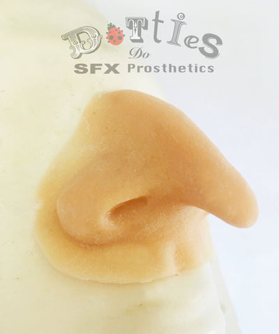 Unpainted Silicone Prosthetic Pointed Nose / penguin / witch / old man